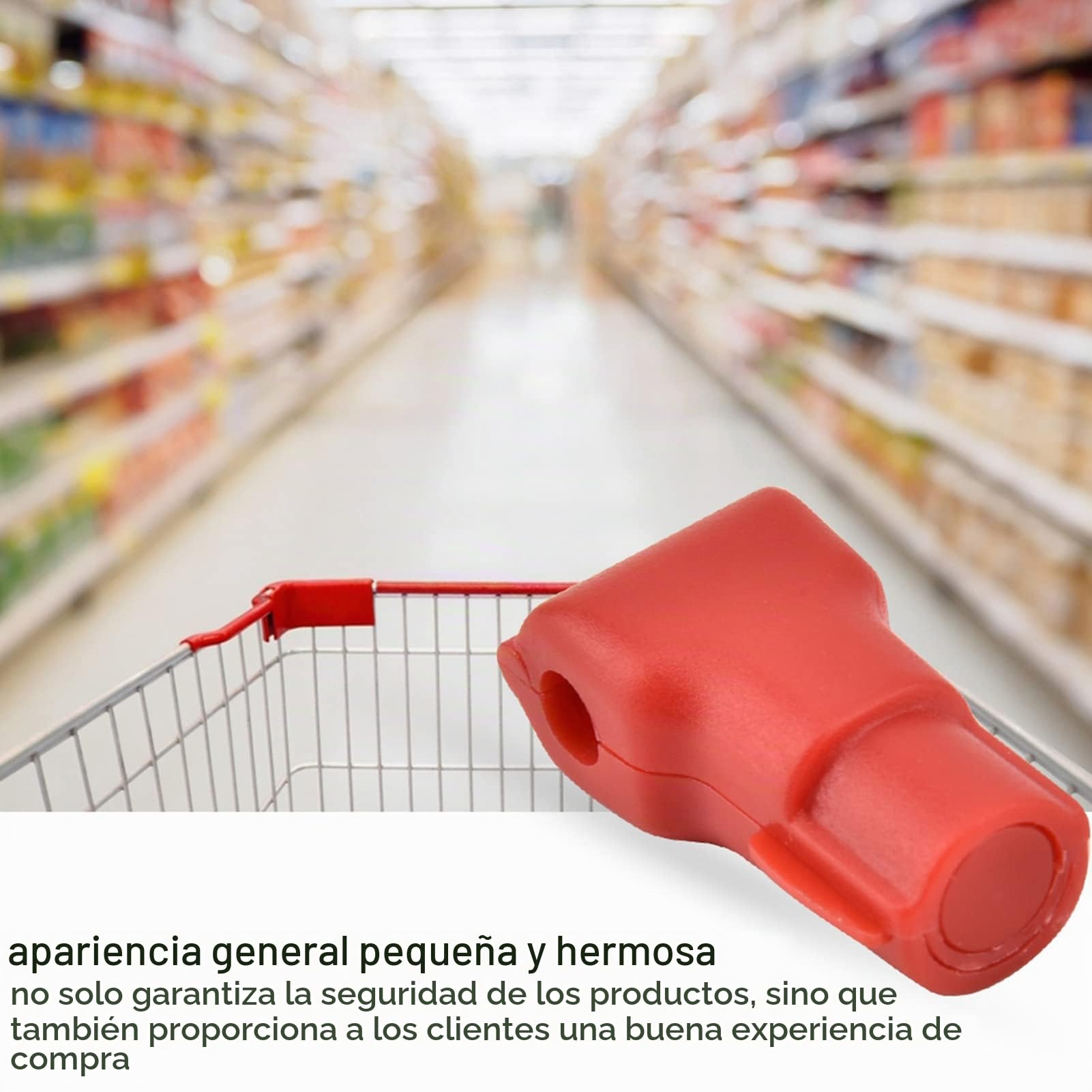 100 U.S. Ganchos antirrojo Ganchos antirrobo Bloqueo de seguridad para tiendas minoristas y hogar, Ganchos para tablero con apertura de 7mm, color rojo (apertura 7mm)