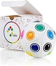CUBIDI® großer Regenbogenball mit 19 Kugeln - Geschicklichkeitsspiel - Spannendes Knobelspiel für Kinder und Erwachsene Mä...