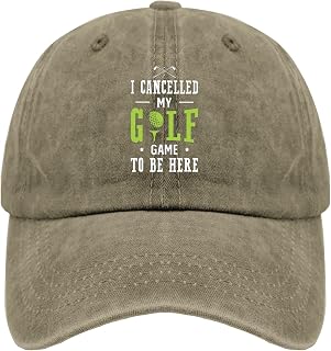 I Cancelled My Golf Game to Be Here Caps Gardening Hat Womens Hats Gifts for Daughter Outdoor Cap