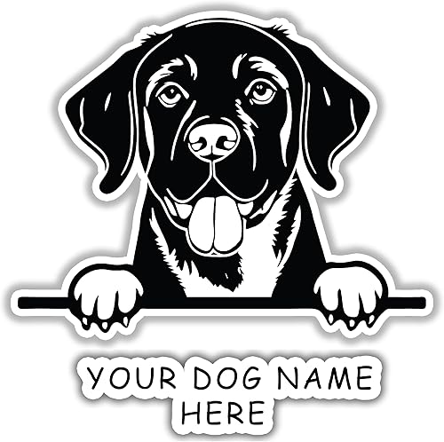 Miniatura 31 de Personaliza la calcomanía de mascota con el nombre de tu perro Calcomanías de mascotas dibujadas personalizadas para tu automóvil, camión, SUV