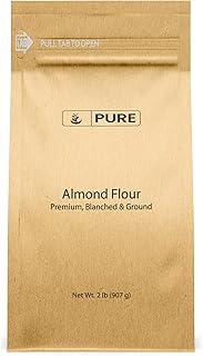 Pure Original Ingredients Almond Flour (2 lb) Blanched Almonds, Extra Fine, Grown in California