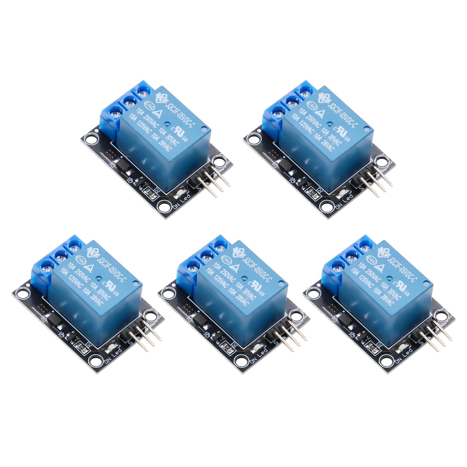 5 PCS 5V Modulo relè per PIC AVR DSP ARM Compatibile con arduino