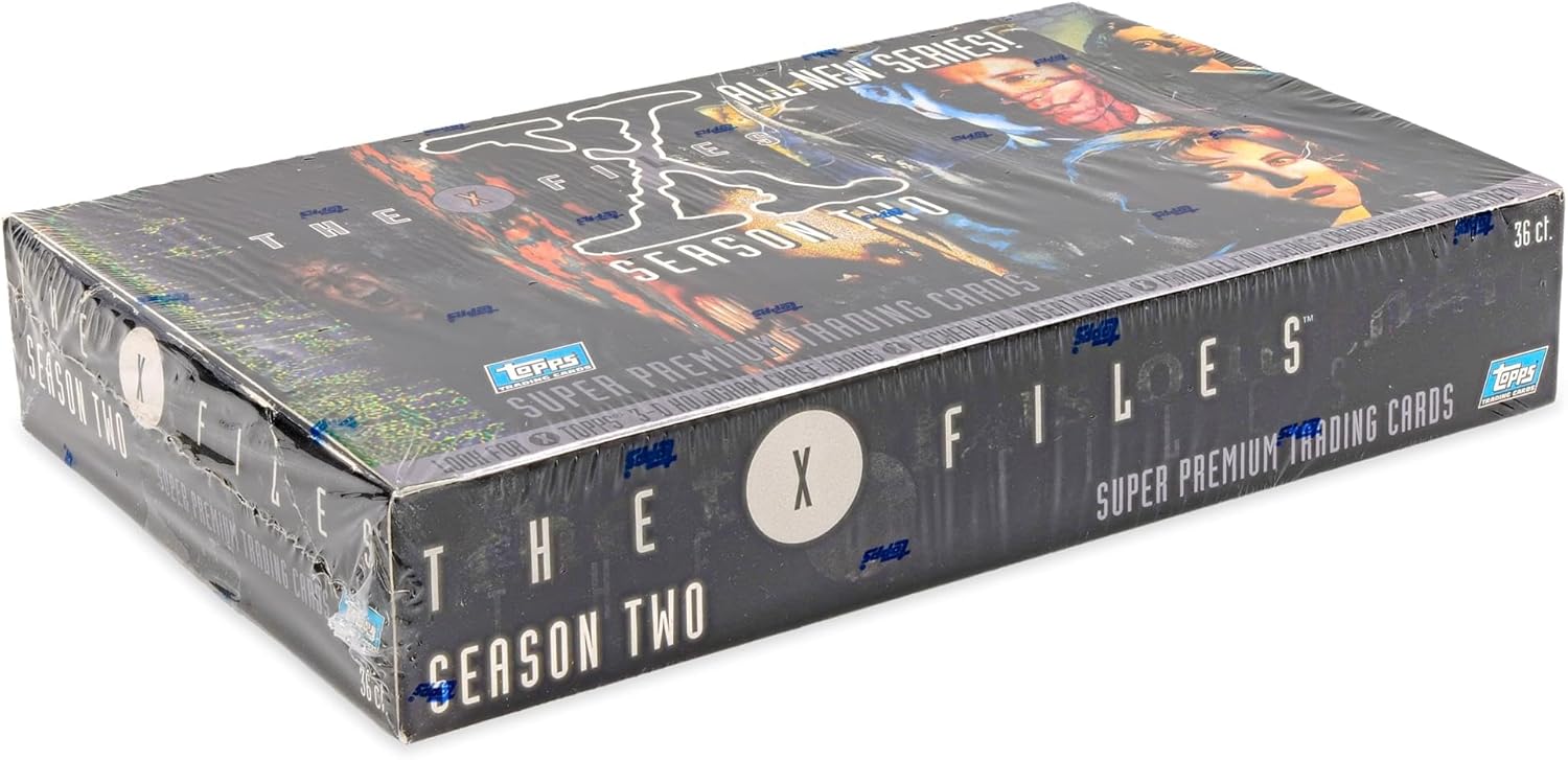 Topps X-Files Season Two Super Premium Trading Cards Sealed Box of 36 Packs