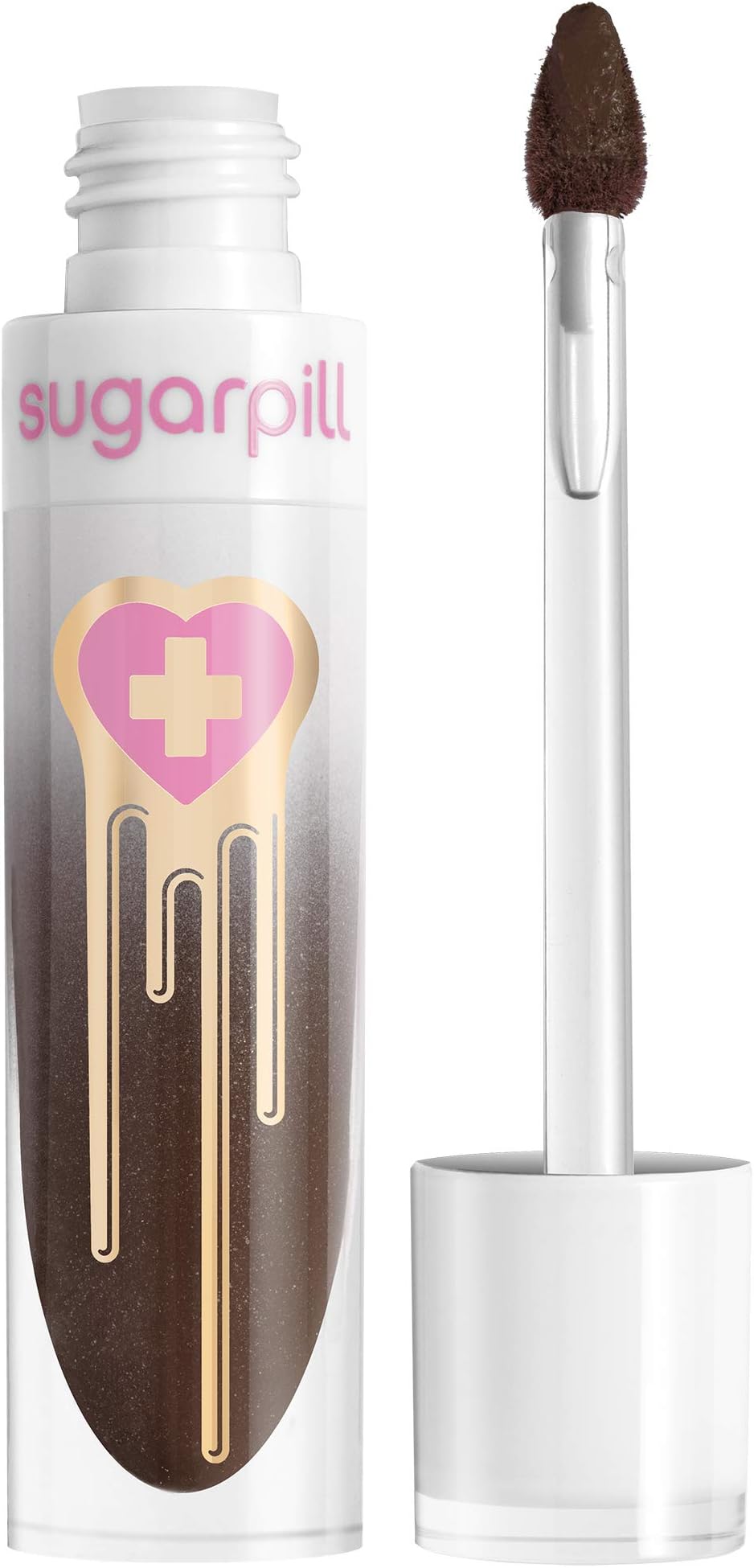 Sugarpill Matte to Sparkle Glitter Liquid Lipstick - No Thx! (Dark Brown)