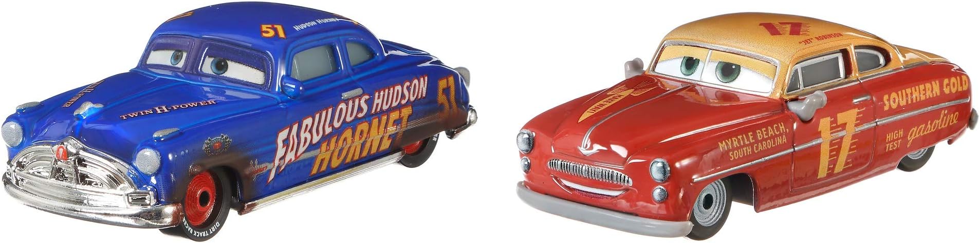 Disney Pixar Cars Dirt Track Fabulous Hudson Hornet And Jet