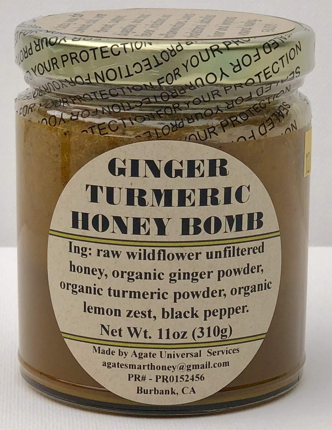 GINGER TURMERIC HONEY BOMB 11oz.