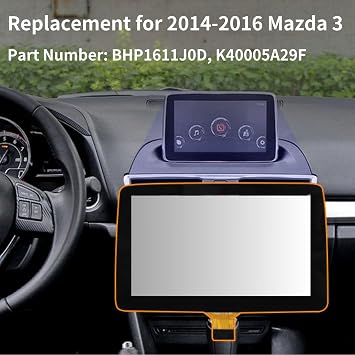 7 Touch Screen Digitizer Replacement for 2014 2015 2016 Mazda 3