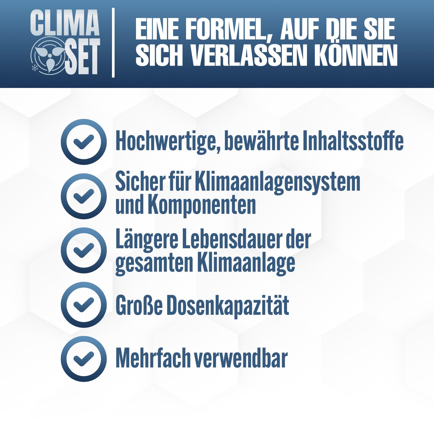 ClimaSet 3in1 R1234yf Kältemittel Ersatzgas - Kühlmittel Klima Auto mit Klima Dichtmittel und Öl - Gasflasche 2x235 g - Auto Klimaanlage Nachfüllset - Klimaanlage Wohnmobil - ECO