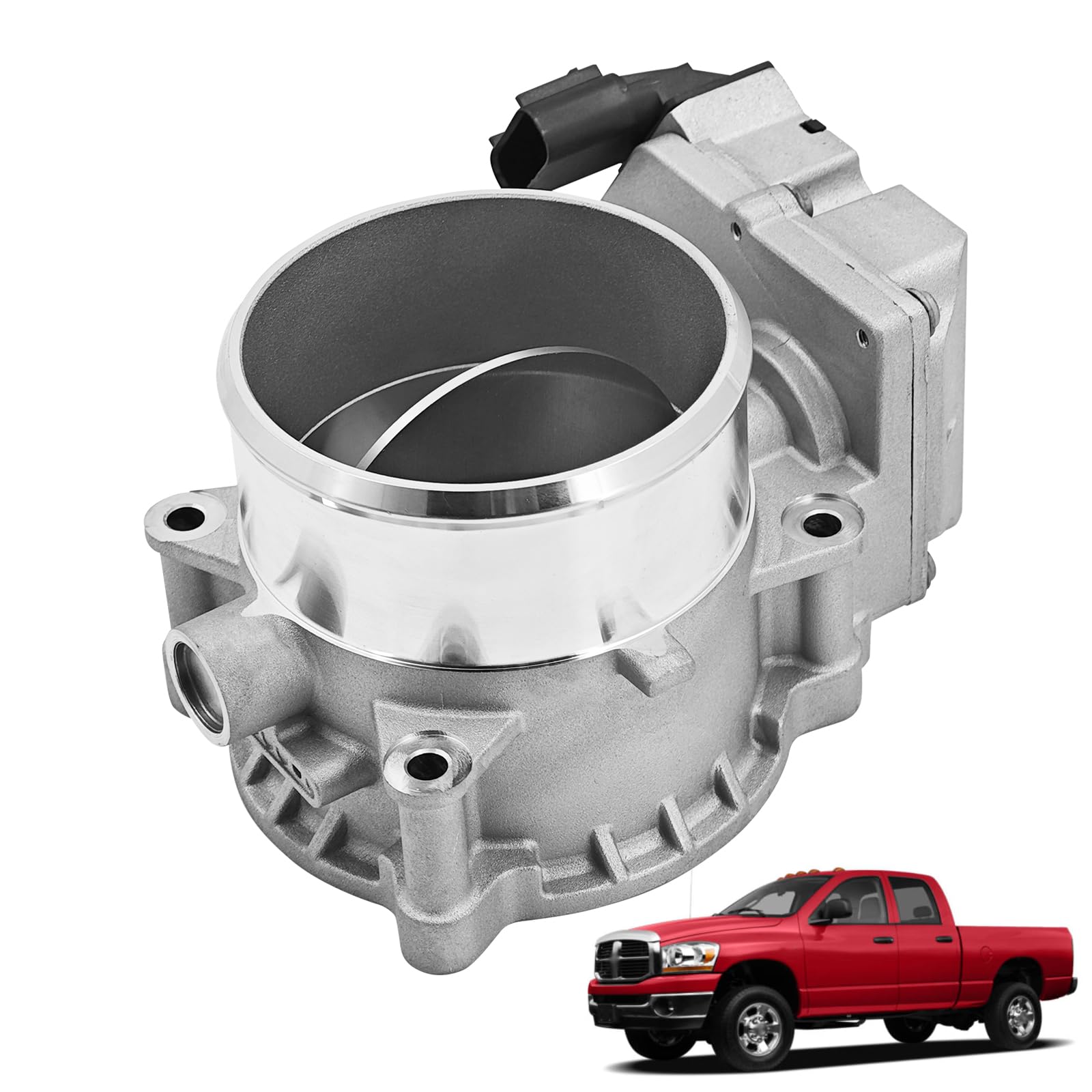 Photo 1 of Blrack 68005259AA Throttle Body Fits for Dodge Ram 2500 3500 2007-2010 6.7L L6 Cummins Diesel Engine, Replaces 68027034AB