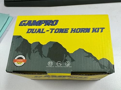 Miniatura 10 de GAMPRO G160175 Reemplazo de bocina eléctrica de doble tono de 12 V para cualquier vehículo - Negro