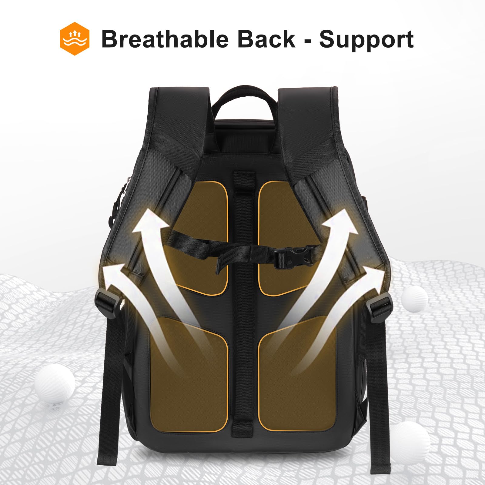 MOSISO Zaino Fotografico Borsa Impermeabile Fotocamera DSLR/SLR/Mirrorless | con Accesso Posteriore Completo,con Supporto Treppiede,Scomparto Laptop e Copertura Antipioggia,per Canon/Nikon/Sony,Nero