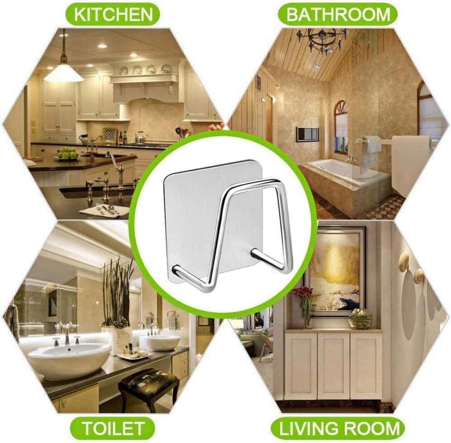 Upkaranwale Sink Sponge Holder for Kitchen Sink Premium Stainless Steel Rustproof Waterproof Quick Drying Small Strong Adhesive Sponge Holder (Pack of 2) 2
