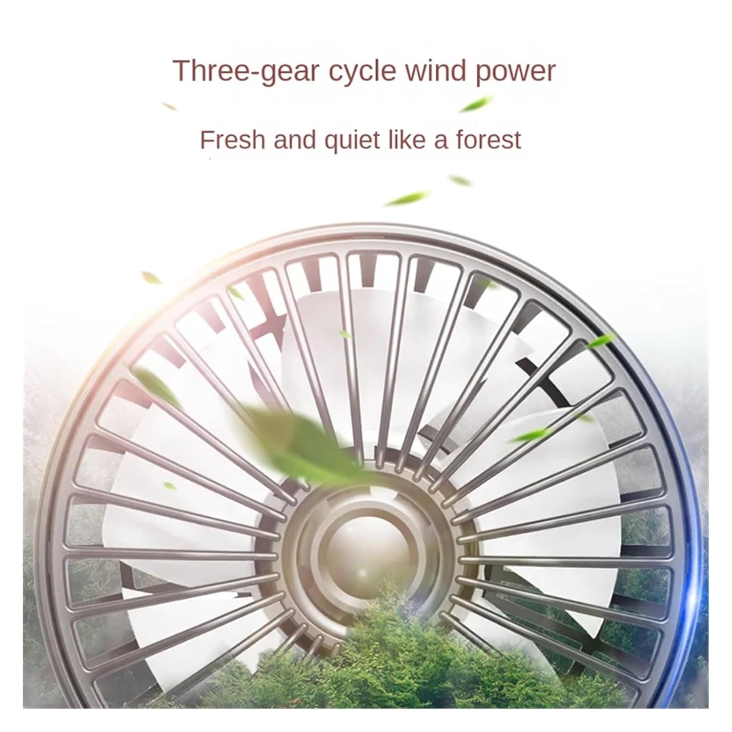 Car Rear Dual Head Fan F4207 USB Interface Car Car Multifunction Convenient Practical Car Fan