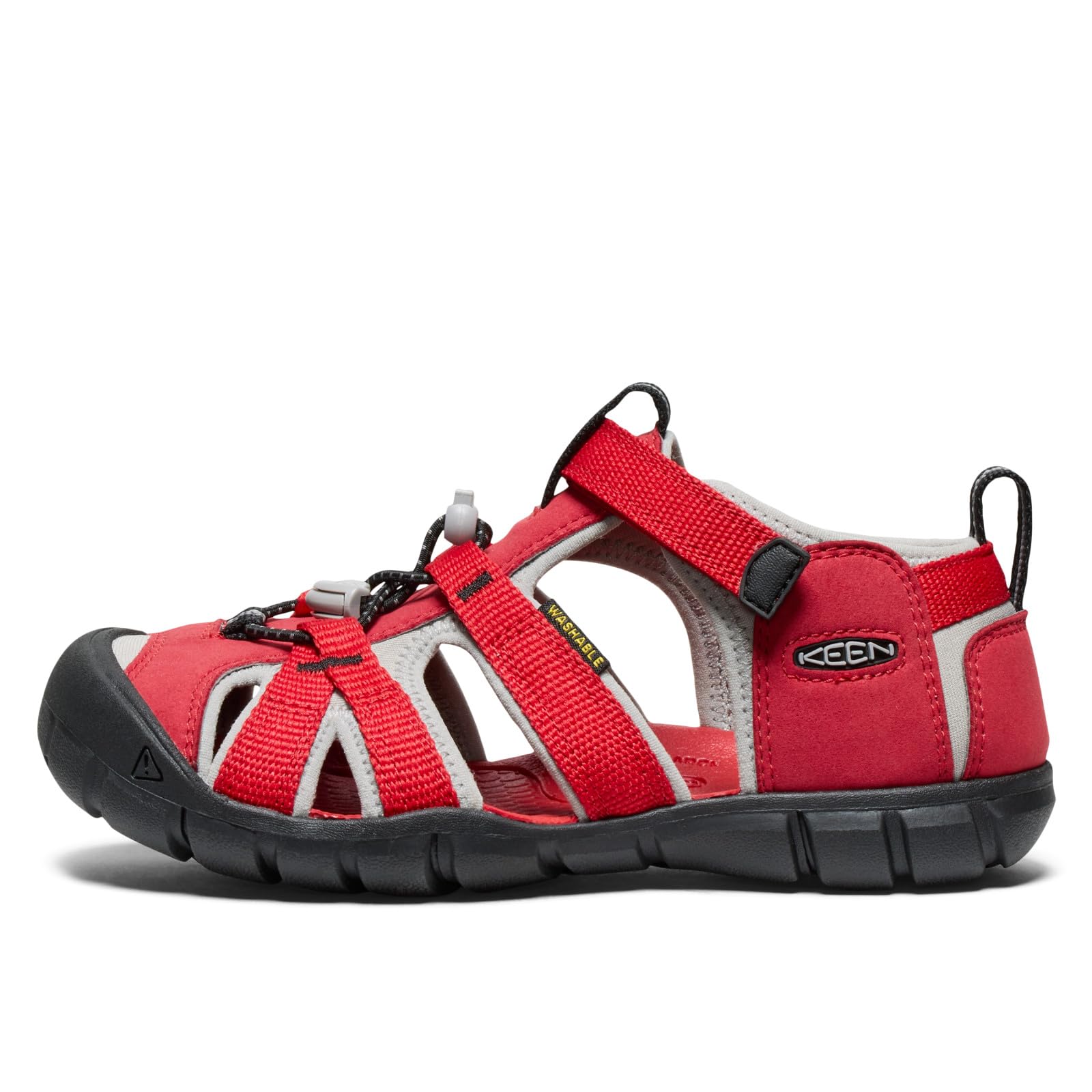 KEEN Seacamp 2 CNX sandały unisex dla dzieci i młodzieży, Czerwony Ribbon Red Alloy, 34 EU
