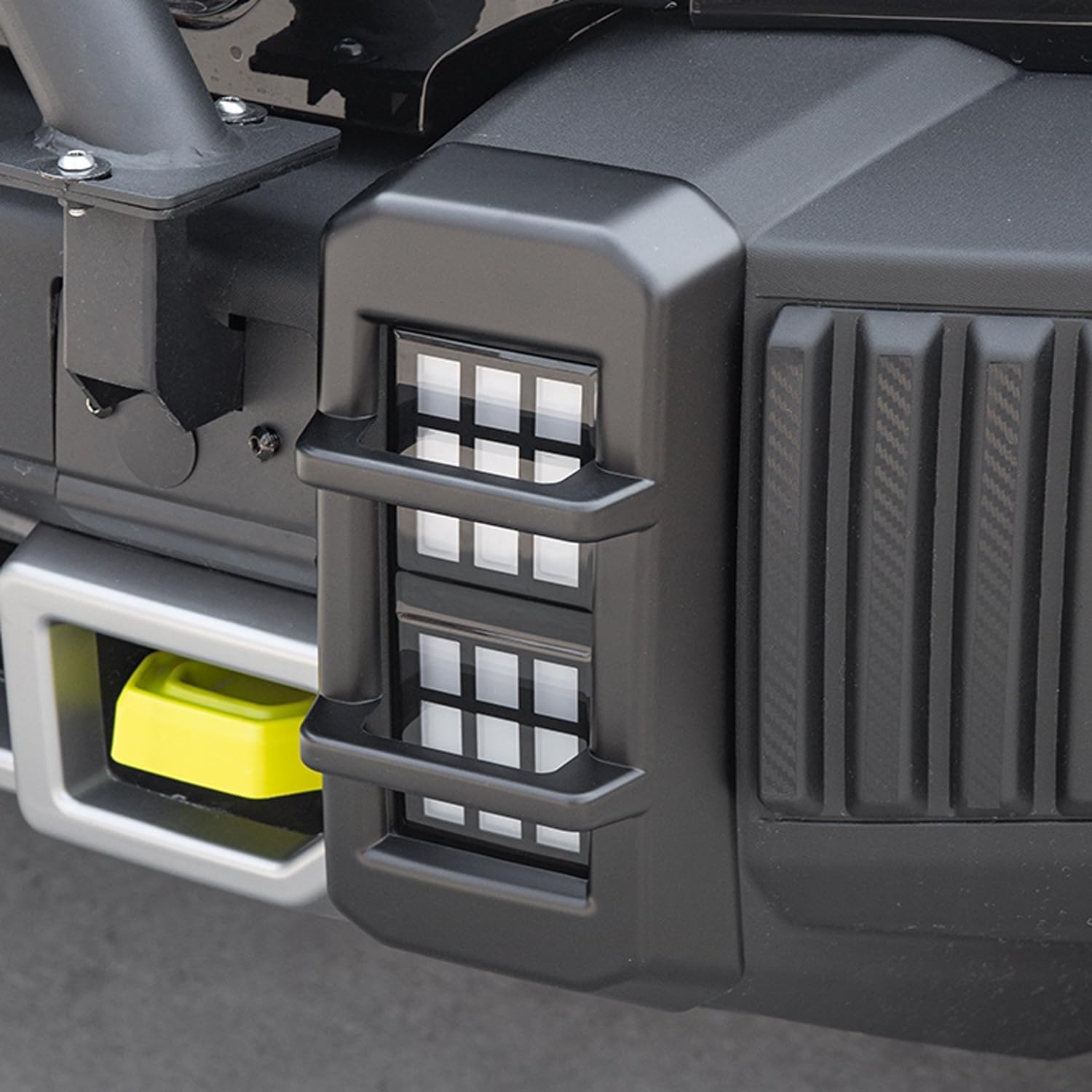 for Jetour Traveller T2 2023-2025 Front Fog Light Cover Trim 2pcs Car Accessories (Matte Black)