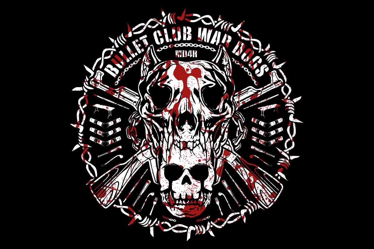 Amazon.co.jp: 新日本プロレスリング BULLET CLUB WAR DOGS DPSCM T