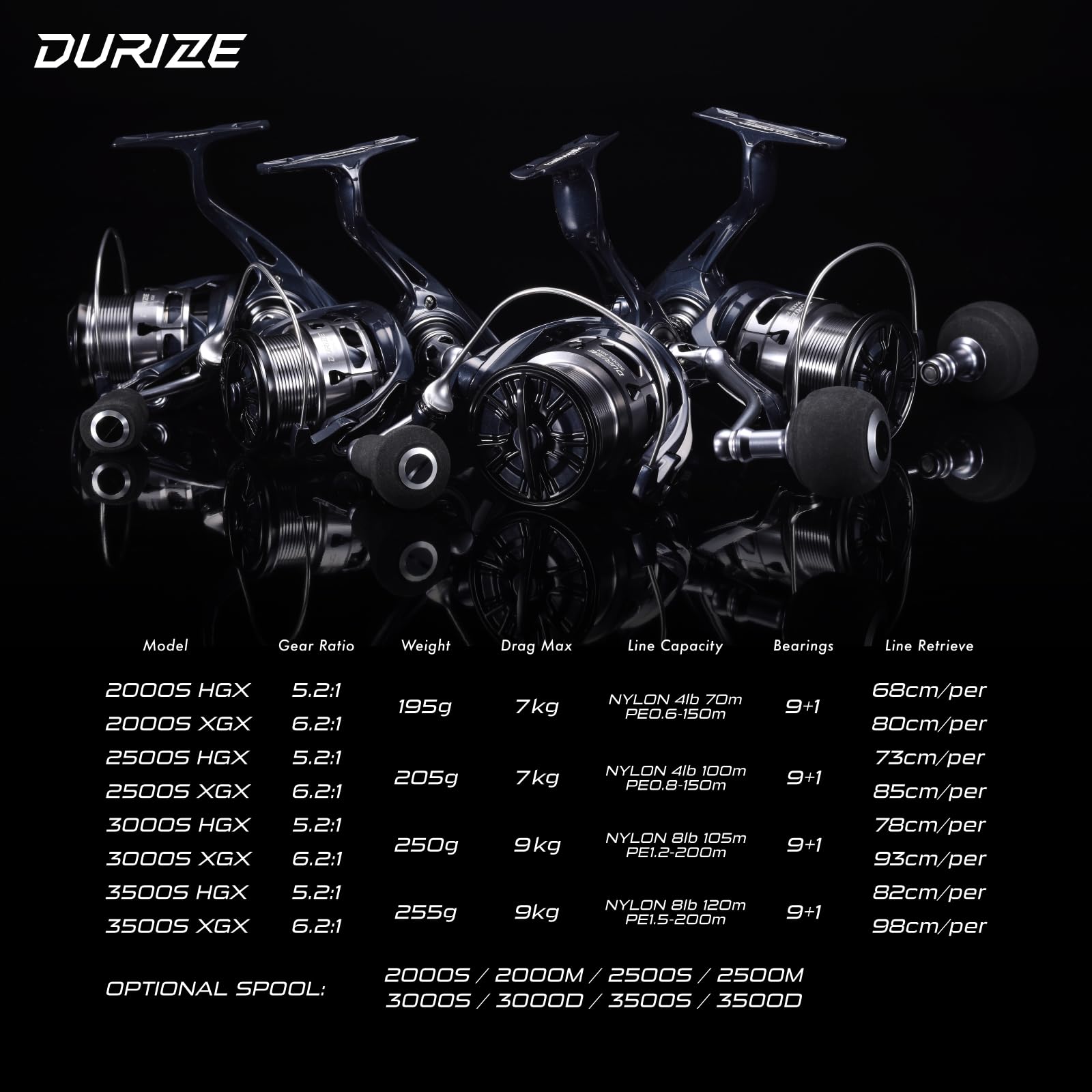 tailwalk DURIZE 2000S XGX スピニングリール Amazon | テイルウォーク (Tailwalk) DURIZE (デュライズ) 2000S XGX