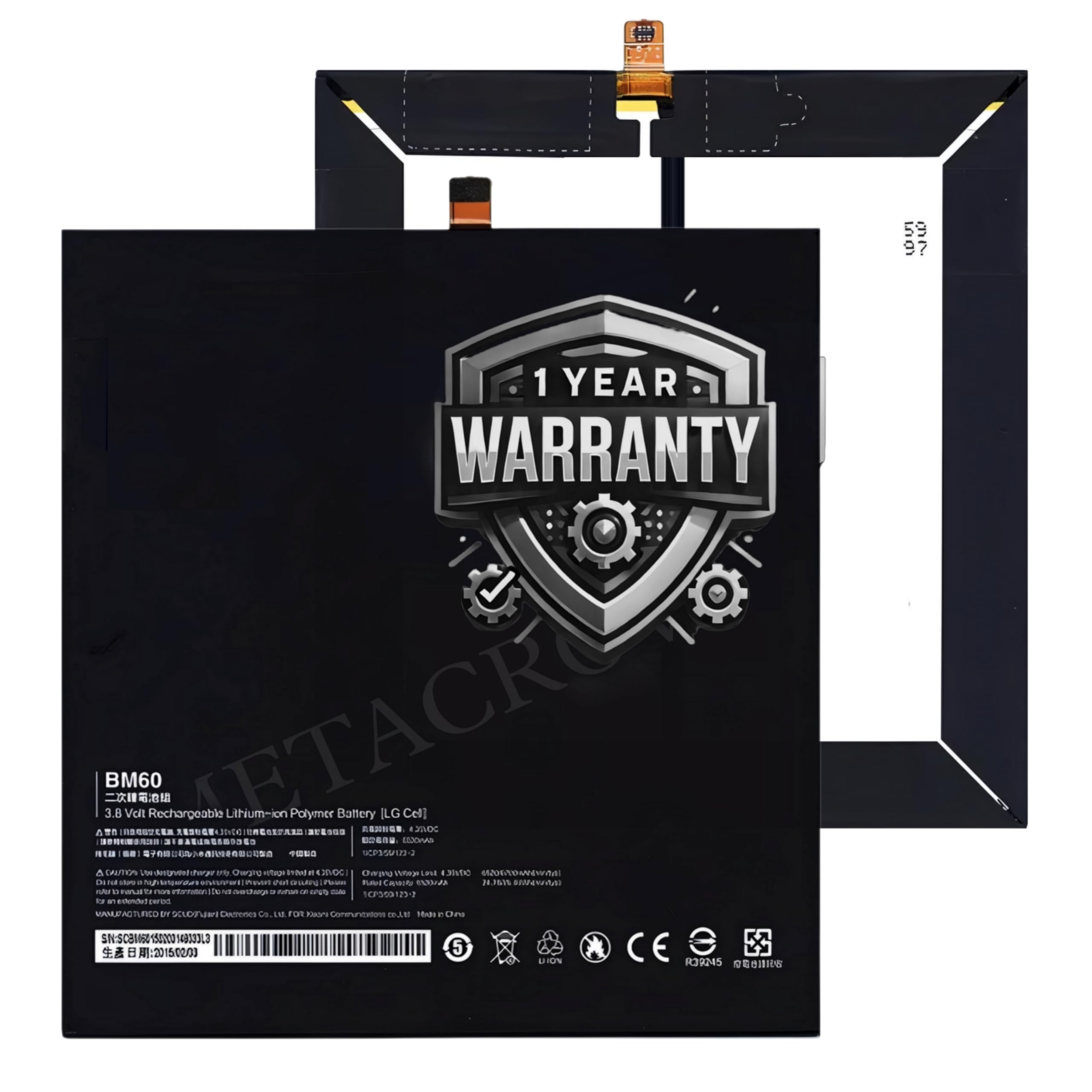 Original BM60 Battery Compatible for Xiaomi Mi Pad 7.9 - (6700mAh) - 1 Year Warranty_F8