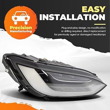 Headlight Assembly Compatible with Model X 2015-2019 103431300C
