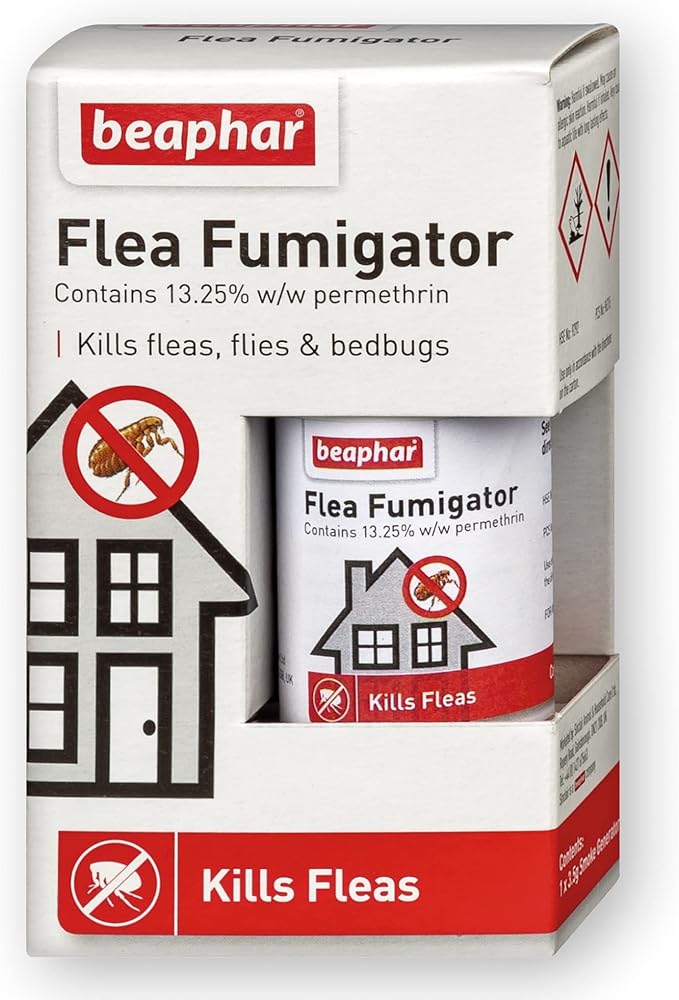 Beaphar Household Flea Fumigator Kills Fleas & Insects in the Home SmokeAction Home