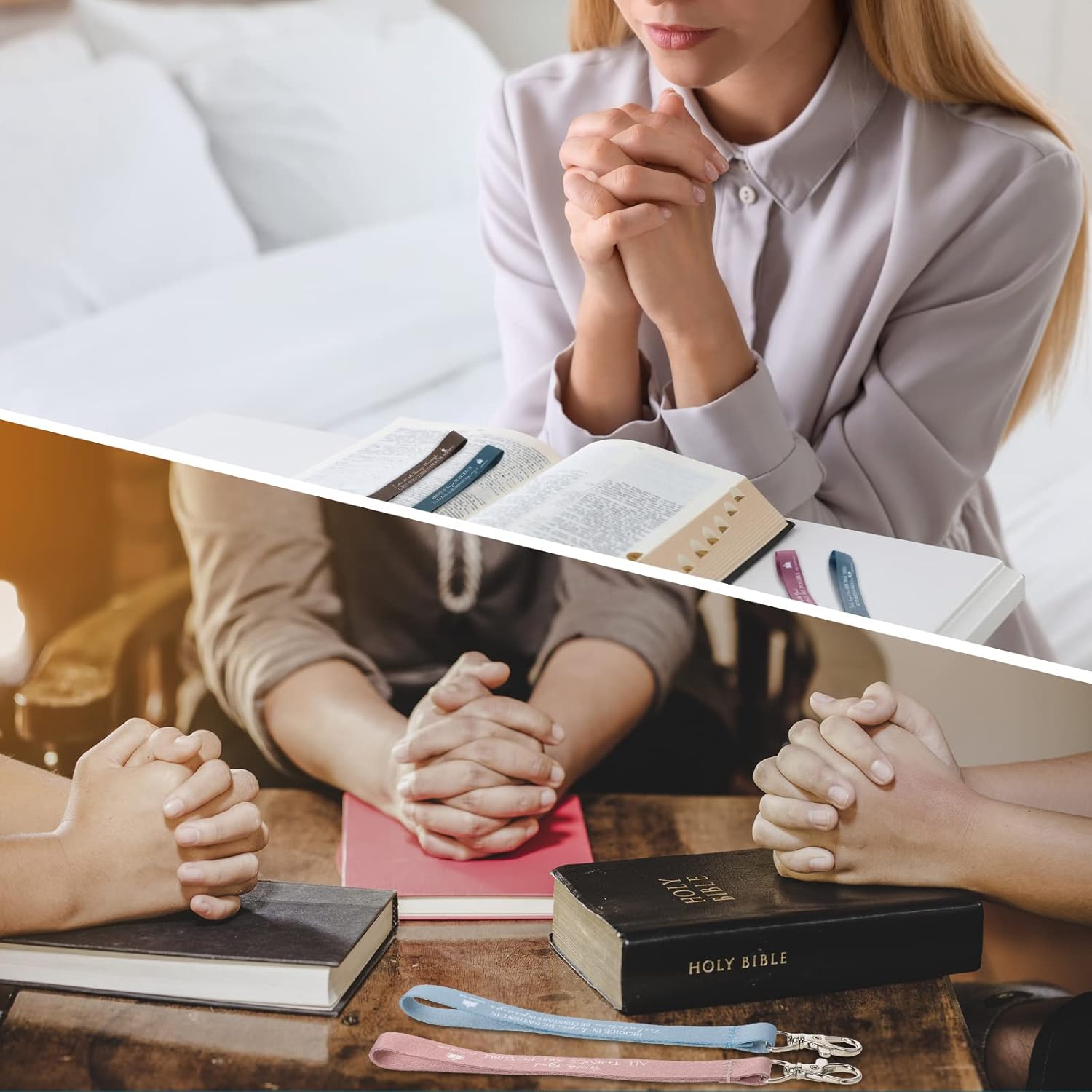 Roowest 200 Pcs Christian Keychains Bulk Bible Verse Key Chains Religious Keyrings with Inspirational Scripture Quote Baptism Party Favors Sunday School Teacher Bible Study Group - Image 7