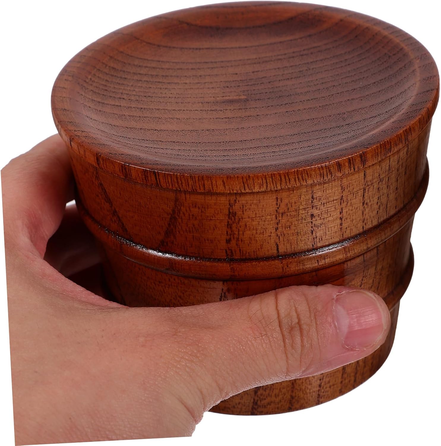 Wooden Travel Mug with Lid Jumbo Coffee Mug Vintage Tea Cup Espresso Cup 210ml