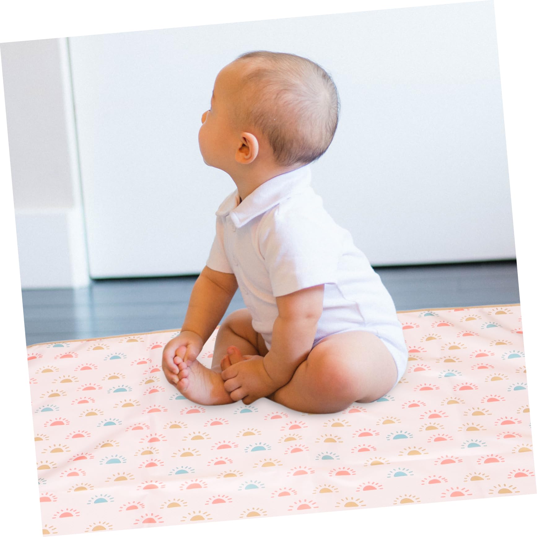 Tapis De Protection Antidérapant Pour Chaise Haute Tapis De Sol Pour Repas Facile à Nettoyer Et Durable Pour Intérieur Et Extérieur