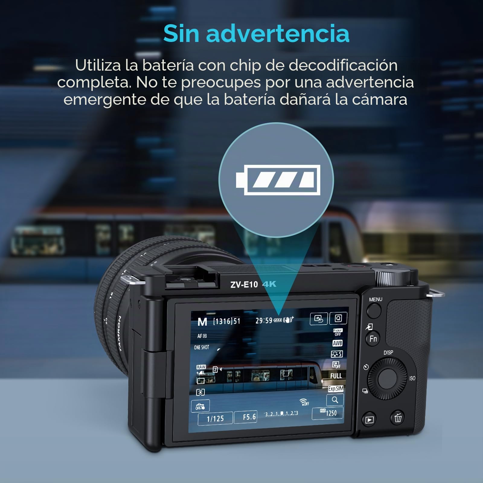 SMALLRIG Compatible con NP-FW50 1030mAh Batería de Cámara para Sony A7S II / A7R II/ZV-E10, Batería Recargable de Carga Rápida USB-C para SonyA7,A7S,A7R,A6400,A6500,A6300,A5000,A5100,A6000,RX10-4330