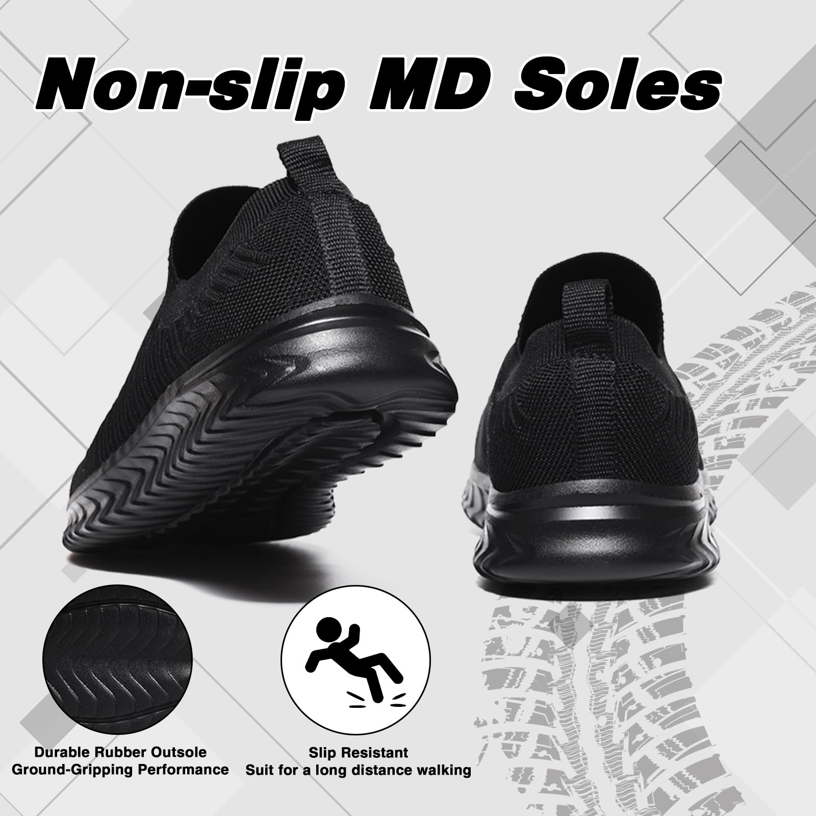 Scarpe Donna Uomo Sneakers Slip On Ginnastica Comode Tennis Running Scarpe da Camminare Jogging Tennis Outdoor Fitness Sportive Palestra