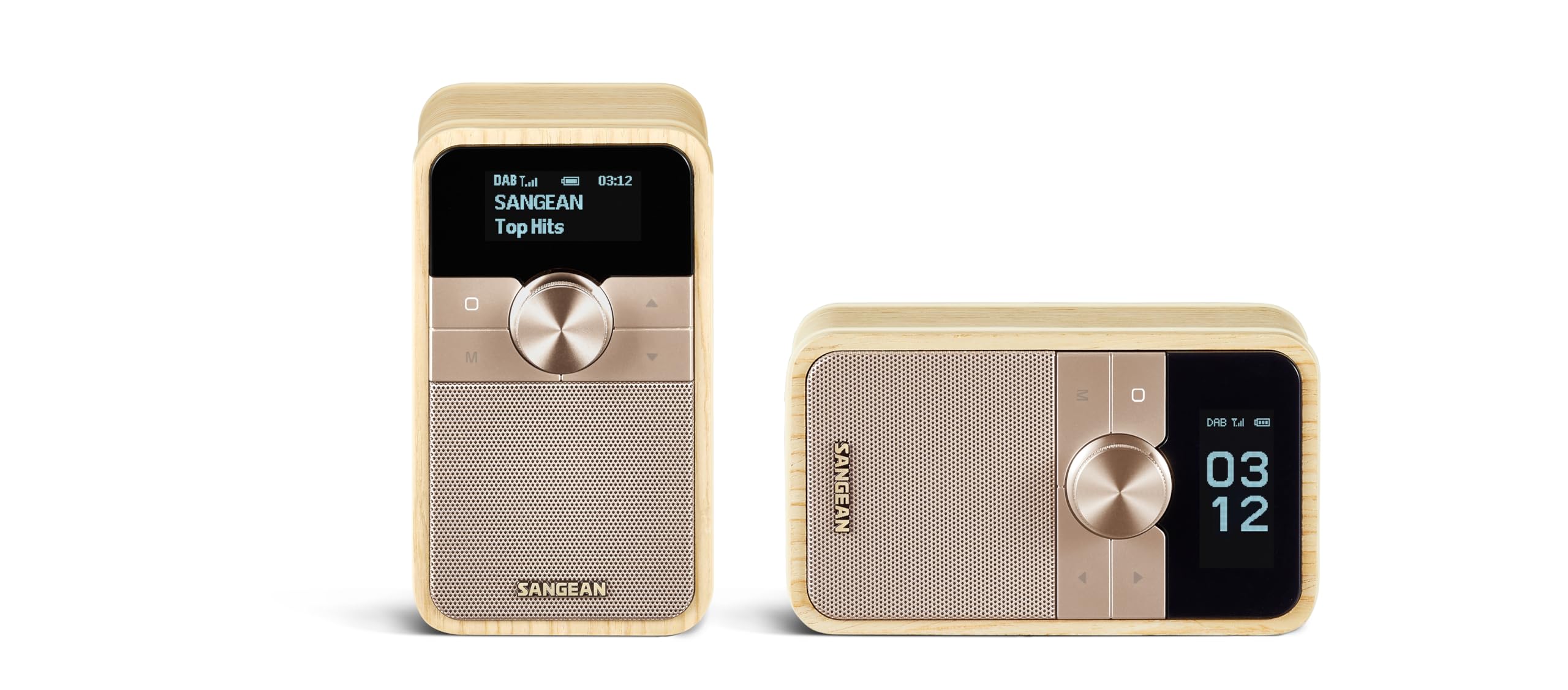 SANGEAN DDR-8 przenośne radio DAB+ z Bluetooth 5.2, obracający się