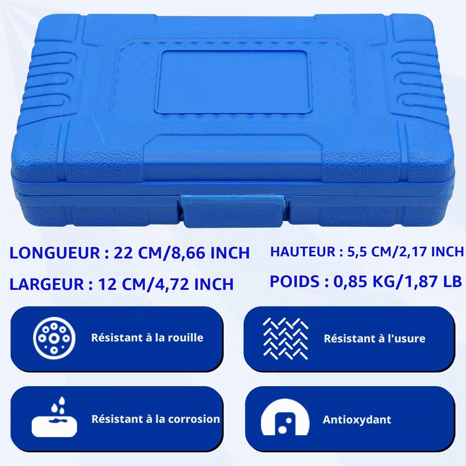 ZKTOOL 6 Pièces Jeu de Douilles pour Écrou de Jambe de Force