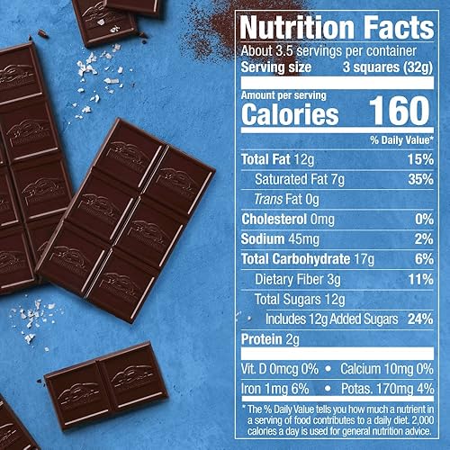 Vista 52 de Ghirardelli 72% Cacao Chocolate Oscuro Intenso Cuadrados - Contiene 55 Ghirardelli 72% Cacao Chocolate Negro Cuadrados