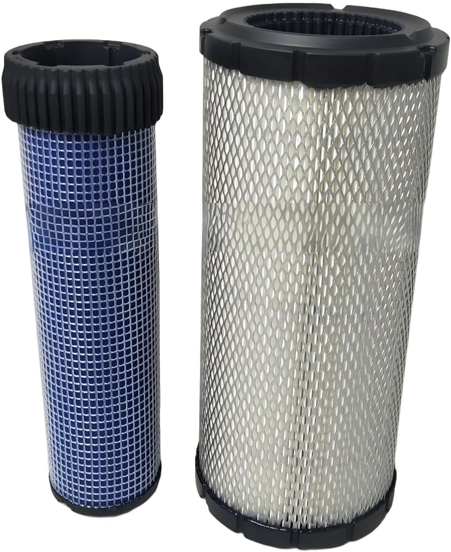 289-2348 Air Filter (Outer) with 289-2349 Inner Filter, Replacement for CAT 324E 336E Excavator C7.1 Engine