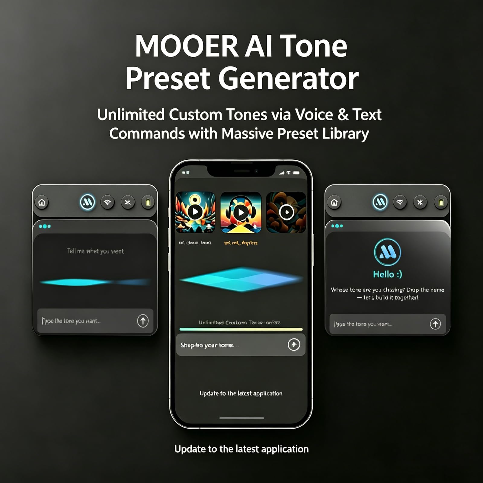 Photo 1 of MOOER GE1000Li White Guitar Multieffects Pedal Dual Effects Chains Processor with AI Equalization, 5" Touch Screen, 300+ Effects, Third-brand IRs, Stereo Sound Out Put, XLR, MIDI Port, Guitar/Bass