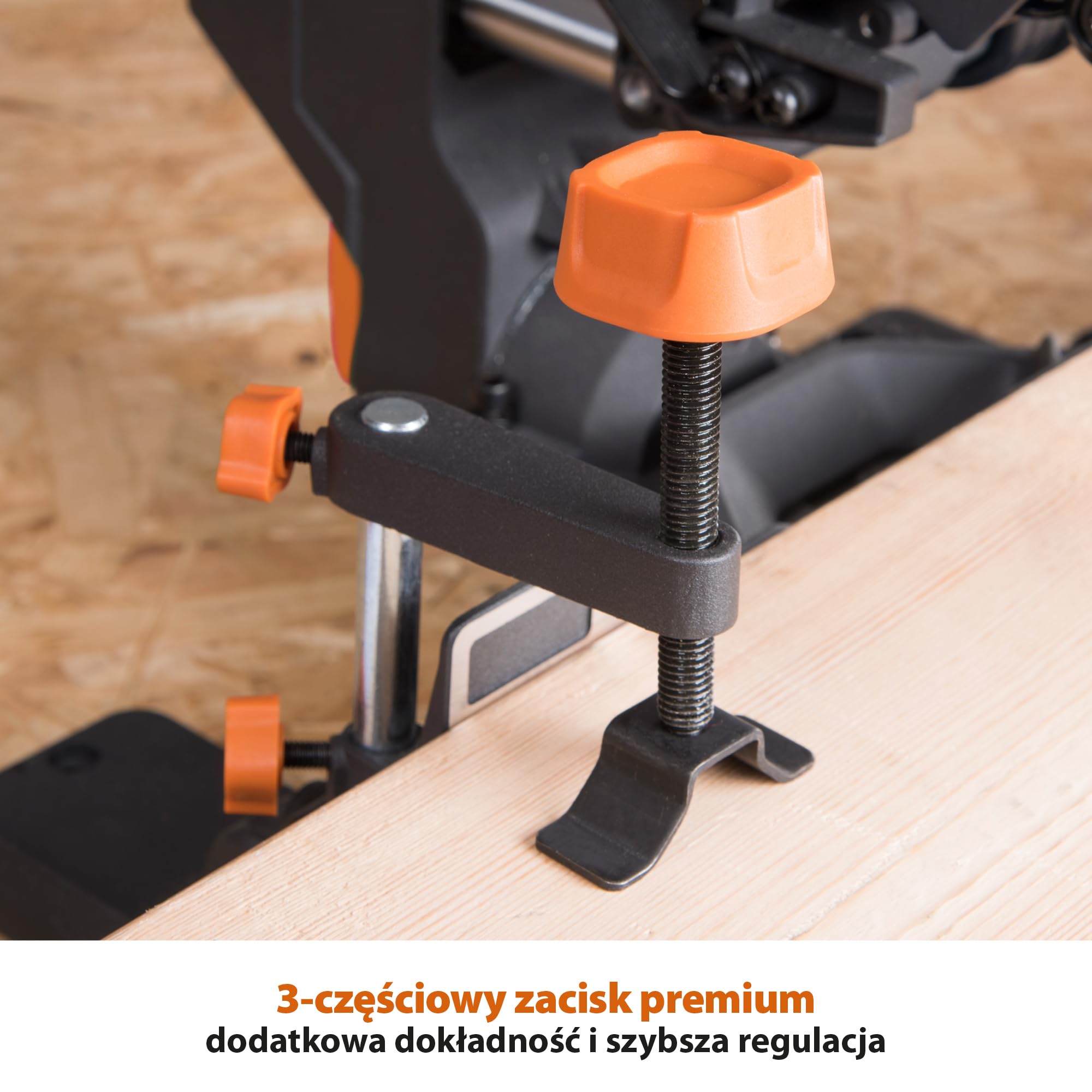 Evolution Power Tools Przesuwna ukośnica R185SMS+ 185 mm 230 V do cięcia drewna, metalu, plastiku