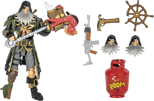 Fortnite Legendary Series Blackheart, 6-inch Highly Detailed Figure with Harvesting Tools, Weapons, Back Bling, and Interchangeable Faces Fnt-fig.Leg Blackheart Skeleton(Toy Partner Fnt0737),FNT0737