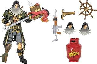 Fortnite Legendary Series Blackheart, 6-inch Highly Detailed Figure with Harvesting Tools, Weapons, Back Bling, and Interchangeable Faces Fnt-fig.Leg Blackheart Skeleton(Toy Partner Fnt0737),FNT0737