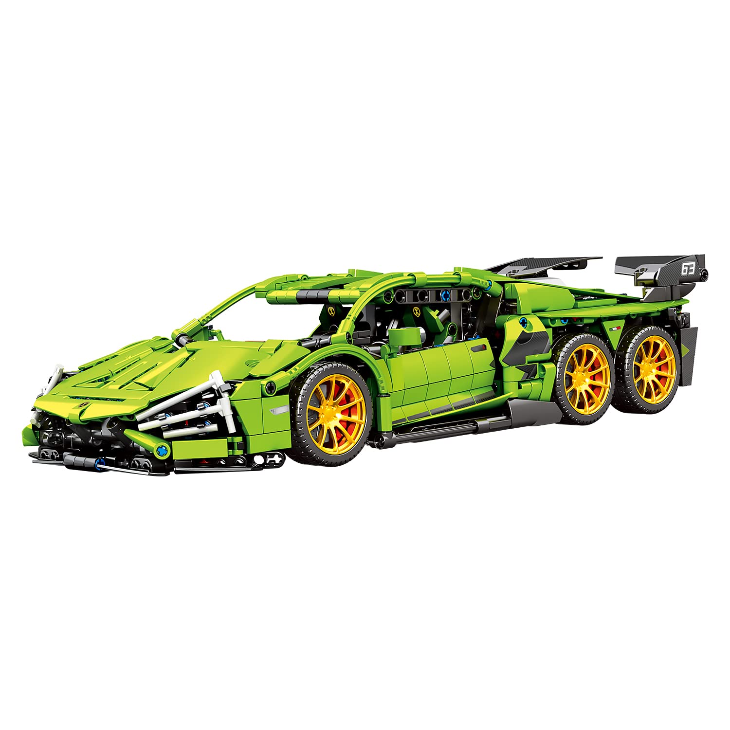 Amazon.co.jp: Veottye スーパースポーツカー組み立てキット、1