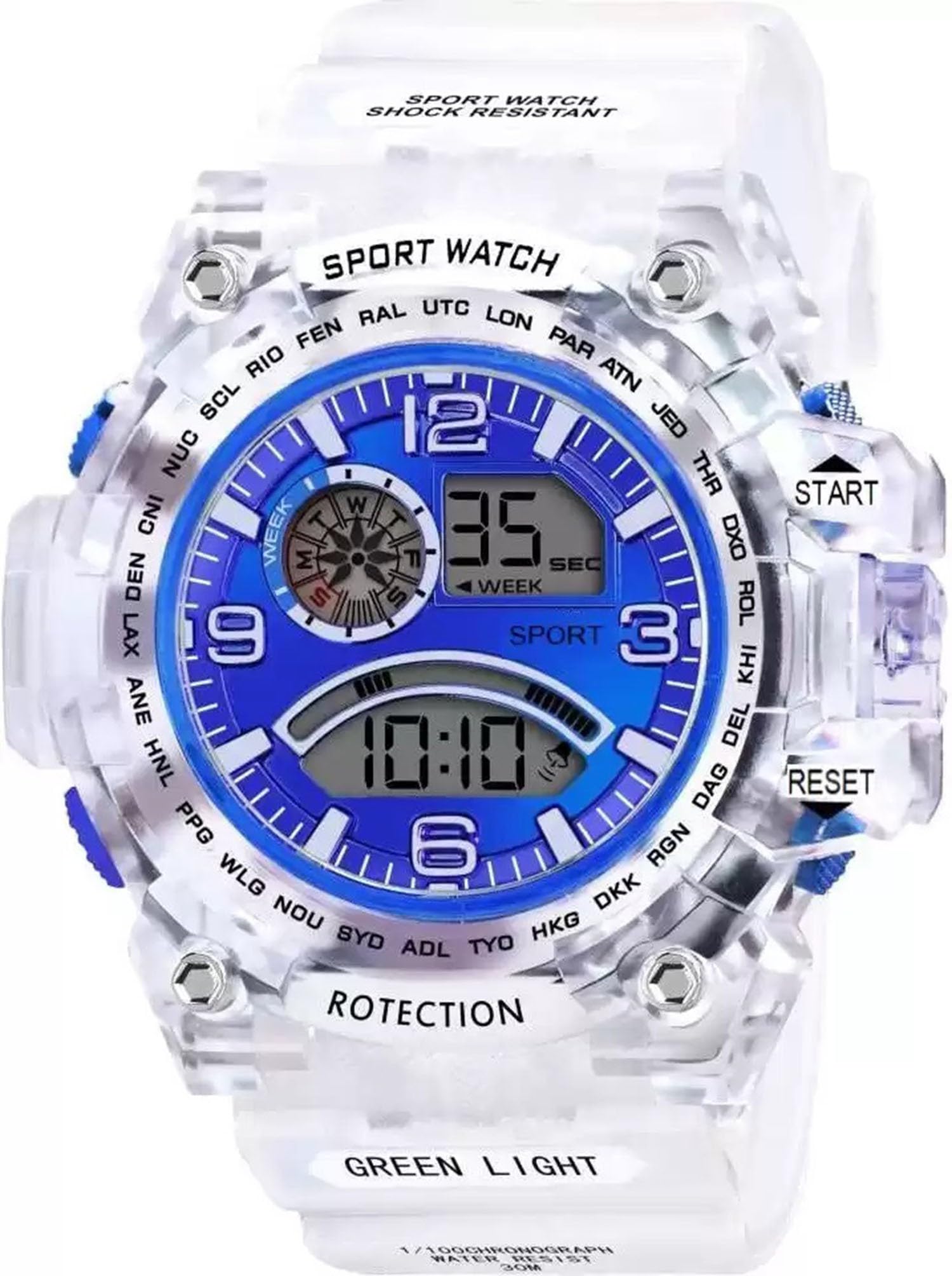 GIFFEMANSSports Multi-Function Sports Cool Style Digital Watch - for Men and Boys