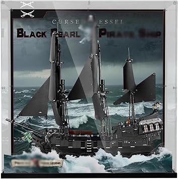 Acrylic Display Case for Lego 10365 Black Pearl Building Set Dustproof Display Box & Showcase, Display Box Compatible with Lego 10365 -Only Display case