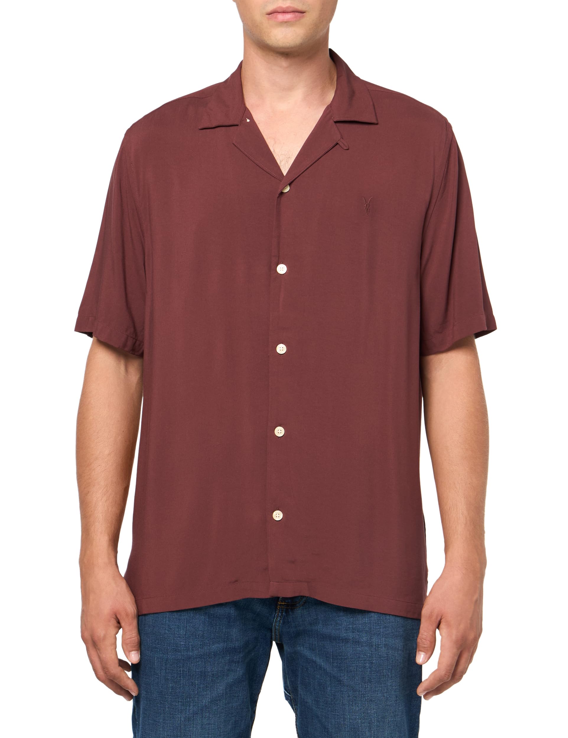 AllSaints Men's Venice Short Sleeve Shirt