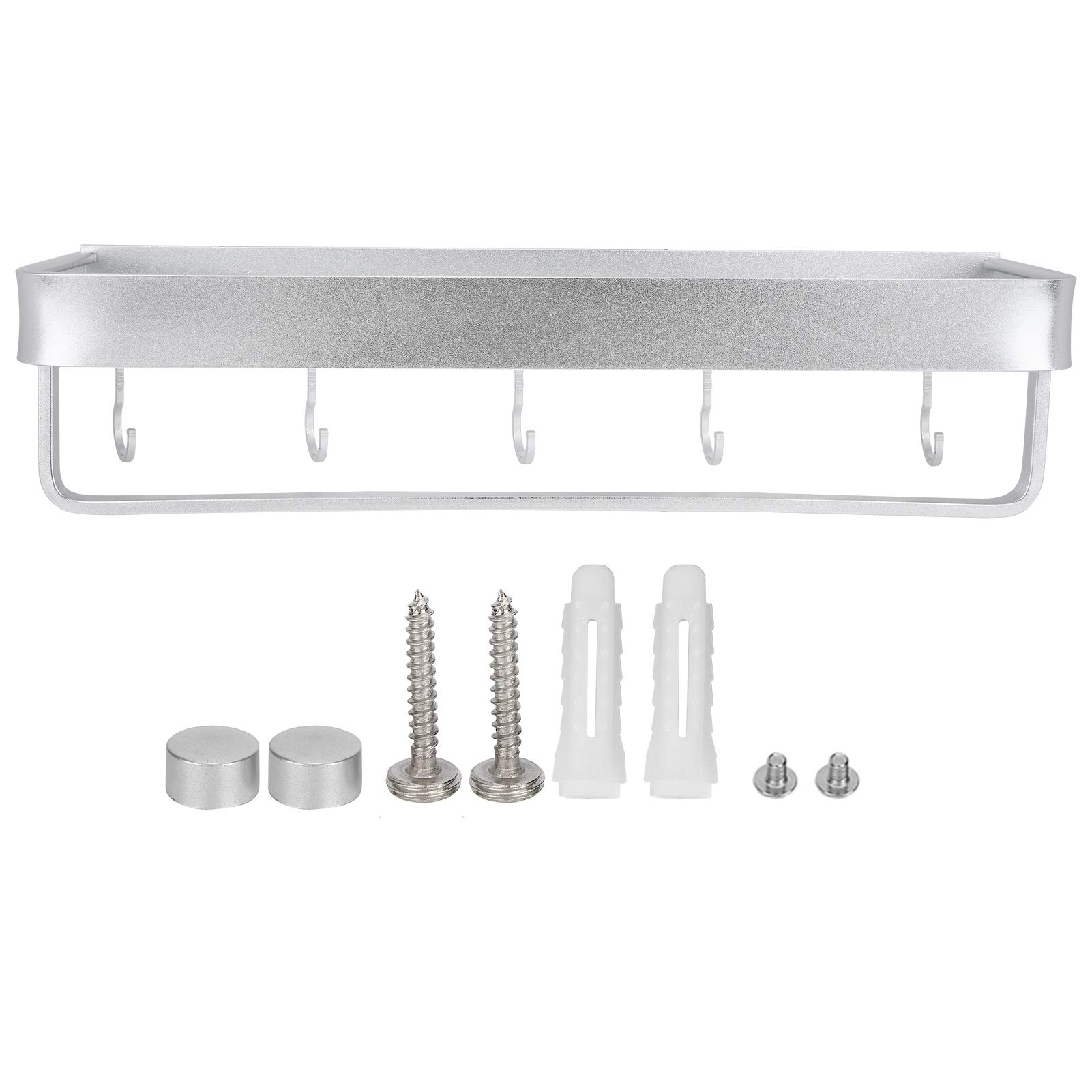 Gsycle Aluminum Bathroom Shower Shelves Wall Mounted Aluminum Shower Caddy Shower Holder Shower Rack Hanging Shower Hanging Organizer