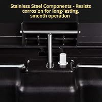 Vista 6 de Rubbermaid Commercial Products Slim Jim - Papelera de plástico, botes de basura con pedal