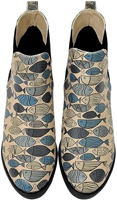 DOGO Personalize Your Life - EVE Printed Booties - Chic, Elegant and Casual Style - Vegan, Environmentally Friendly and Handmade - Breathable Design