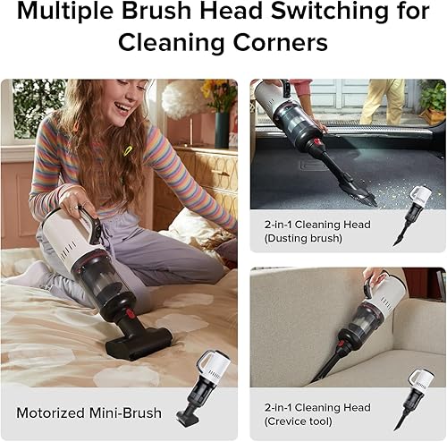 Miniatura 9 de roborock Dyad Pro Combo Aspiradora en seco y húmedo, aspiradora inalámbrica 5 en 1 para múltiples superficies, succión de 17000 Pa, elimina la