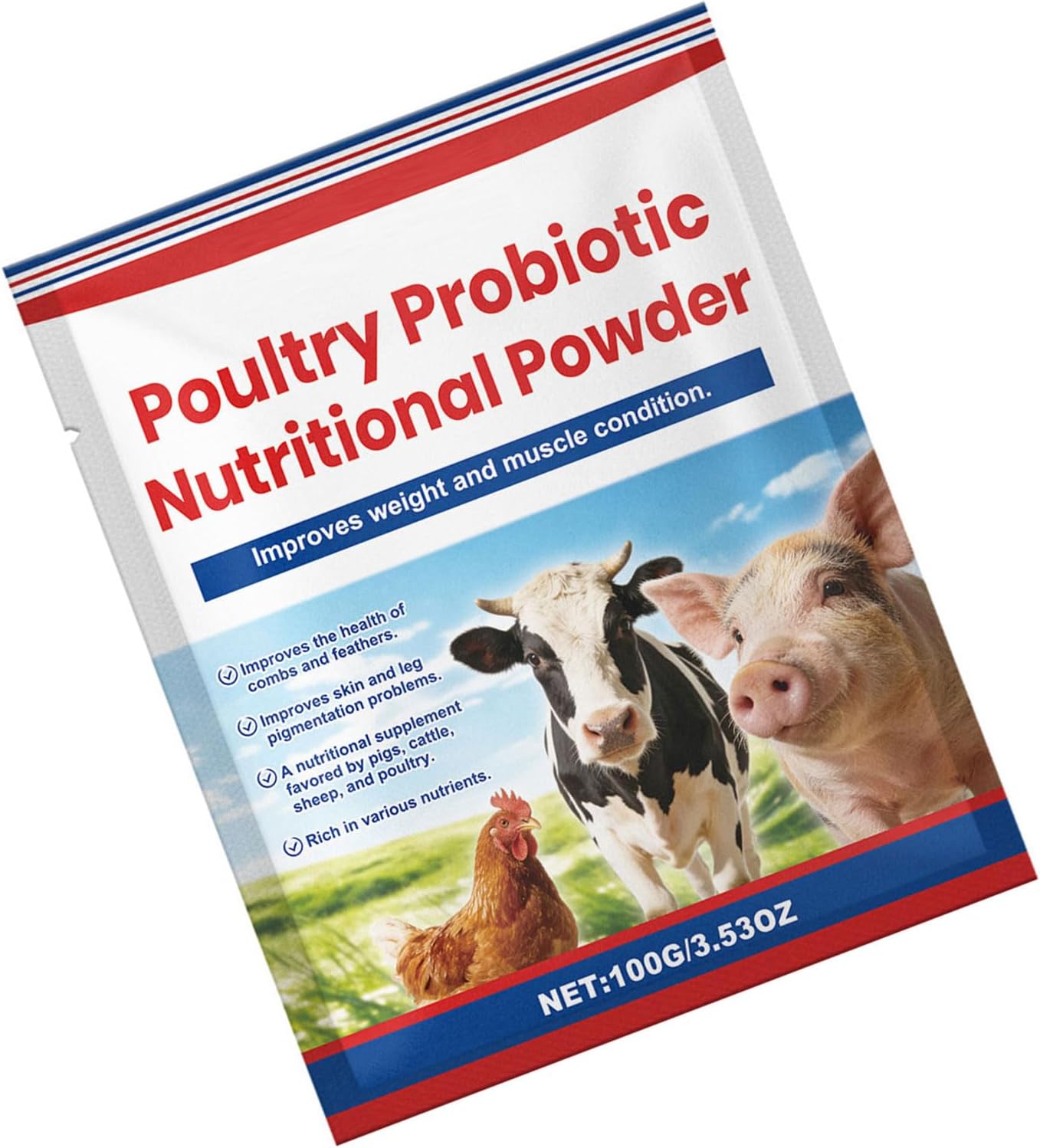 Advanced Poultry Probiotic Powder for Feed Conversion and Highly Nutrient Absorption of Chickens and Ducks Poultry Dietaries Supplements