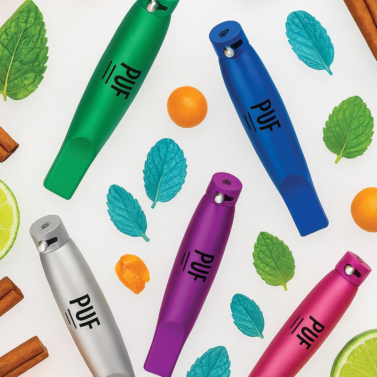 Multi-Flavor Air Cores – Adjustable Airflow Jet-Black Eddition for a Customizable Breathing Experience – Multiple CorePaks Peppermint + Spearmint (8 Cores Total, 4 of Each Flavor)