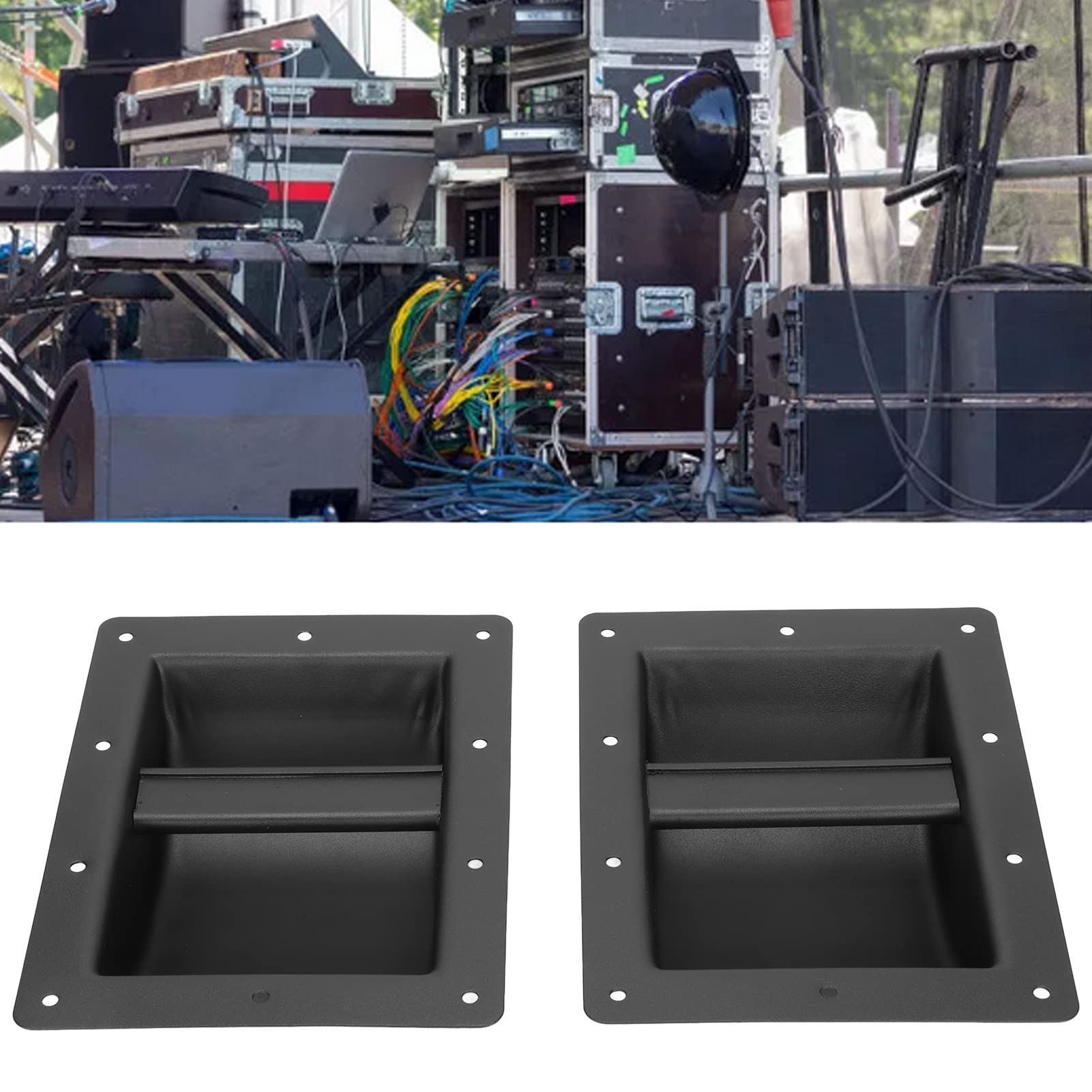 Maniglie Per Altoparlanti Da Palco - 2 Pezzi In Acciaio Per Cabinet Audio Professionali - Foto 1
