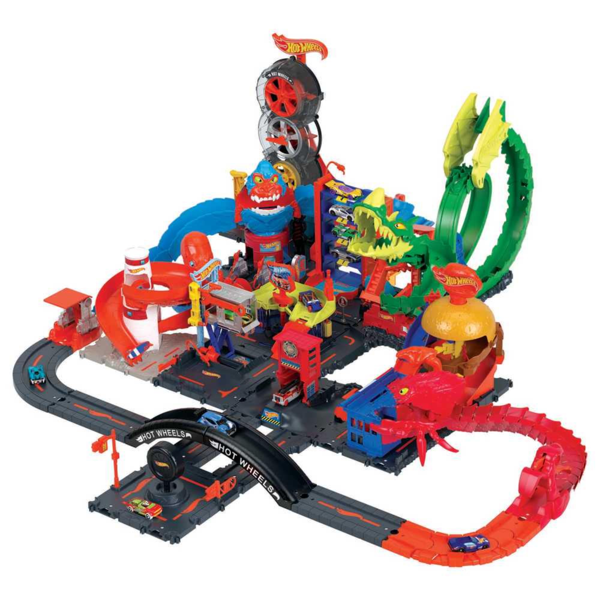Mattel Hot Wheels City Centre Ville Assortiment de Pistes pour Voitures de Jouet HDR24
