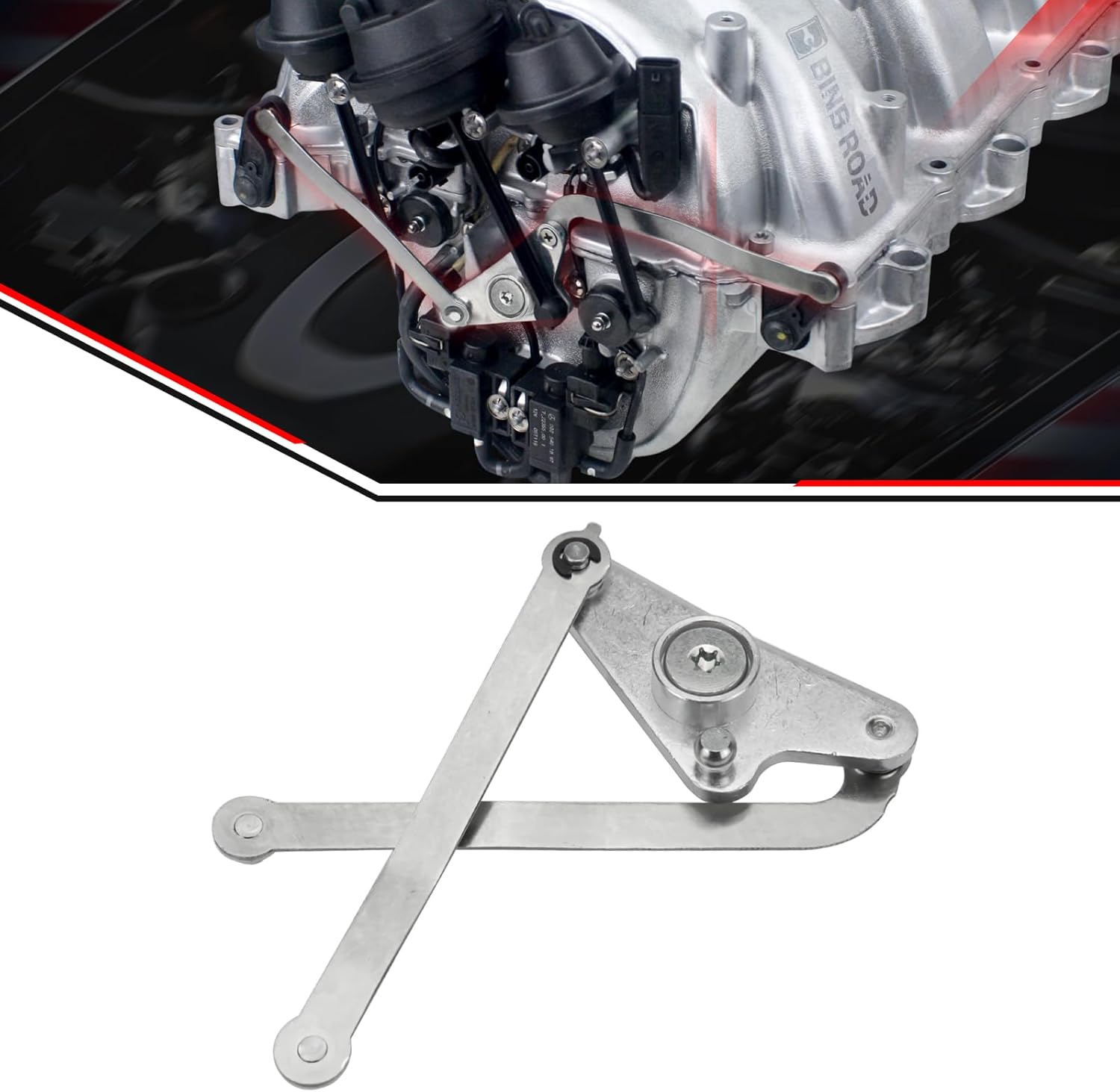 Intake Manifold Swirl Air Flap Runner Repair Kit 2721402401 273140070164 Compatible with Mercedes Benz C300 C350 CLK350